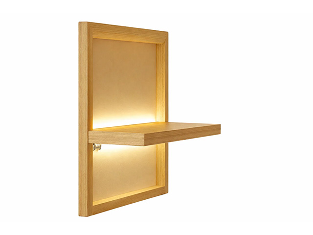 چراغ LED داخل کمد و کابینت پشت شلف چوبی با نور دو طرفه سری 27