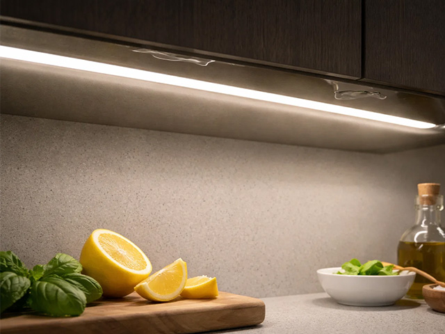 چراغ LED داخل کمد و کابینت جهت شلف شیشه ای سری 28