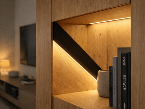 چراغ LED داخل کمد و کابینت جهت جلوی شلف چوبی سری 29