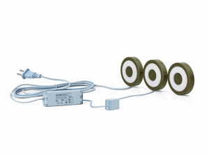 چراغ LED گرد سه تایی دکوراتیو روکار