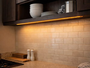 چراغ LED نواری 3000 کلوین ضد آب 8 میلی متری 5 متری